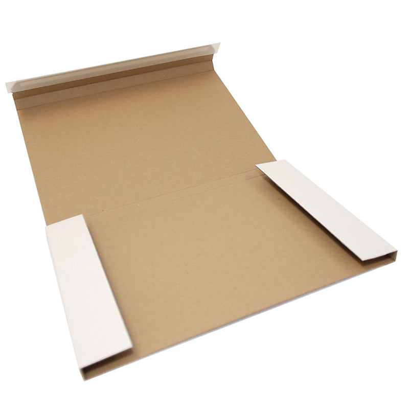 Postbox B4/20 | 350 x 250 x 20 | 91 g | weiss/braun - Versandtasche online bestellen