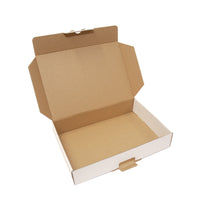 Postbox B5/50 | 250 x 175 x 50 | 66 g | weiss/braun - Versandtasche online bestellen